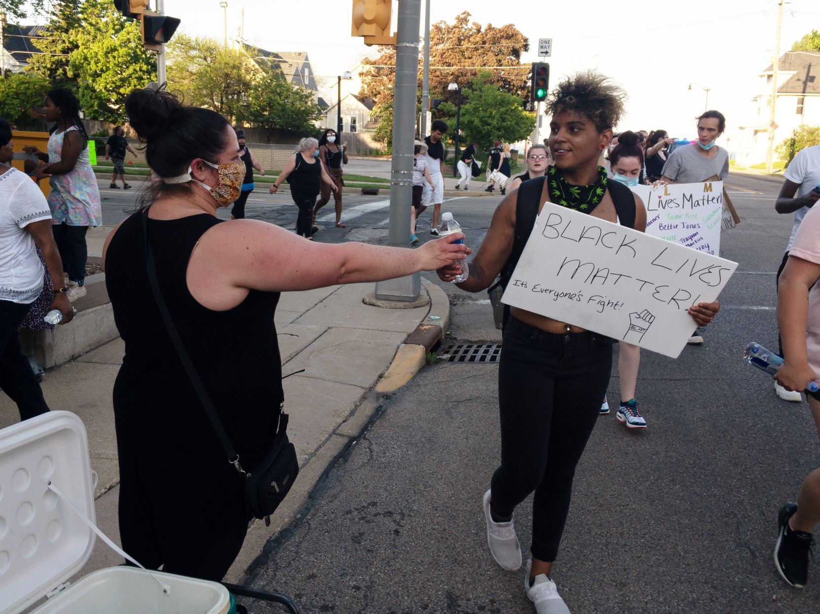 Tuesday protest